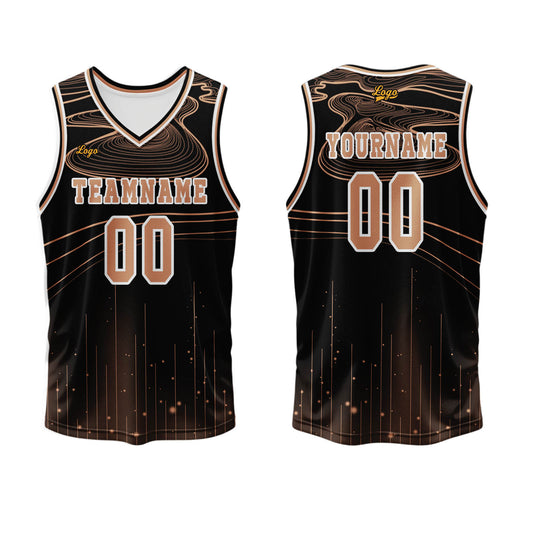 Benutzerdefinierter Orange Basketball Jersey Uniform Anzug gedruckt Ihr Logo Name Nummer