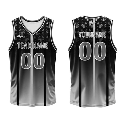 Benutzerdefinierter Schwarz Basketball Jersey Uniform Anzug gedruckt Ihr Logo Name Nummer