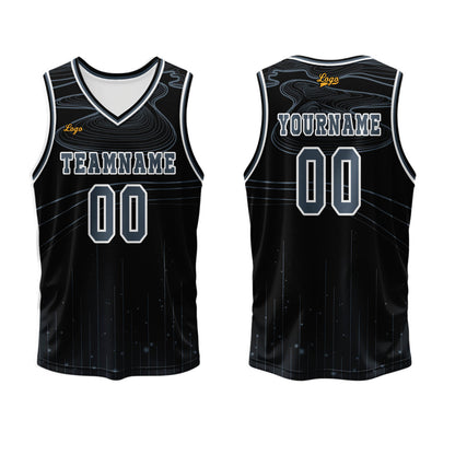 Benutzerdefinierter Azure Basketball Jersey Uniform Anzug gedruckt Ihr Logo Name Nummer