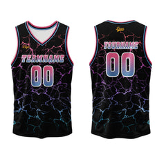 Benutzerdefinierter Rosa  Basketball Jersey Uniform Anzug gedruckt Ihr Logo Name Nummer