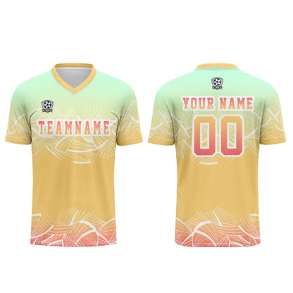 Benutzerdefinierte Minze Grün Trikots für Männer Frauen Personalisierte Fußball Uniformen für Erwachsene und Kind