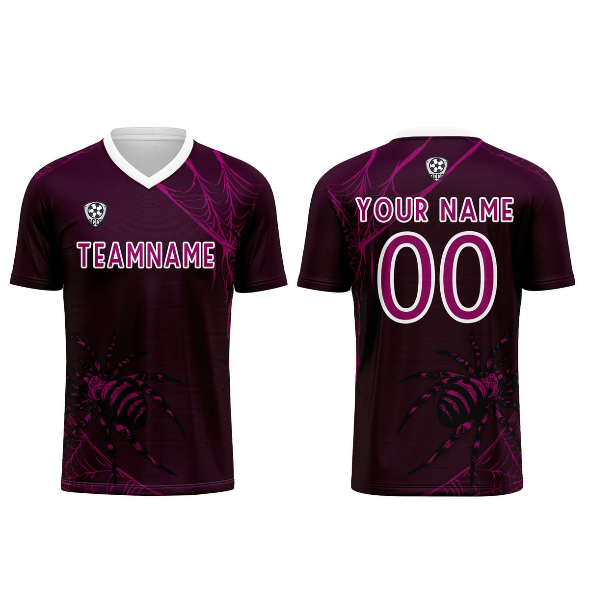 Benutzerdefinierte Lila Trikots für Männer Frauen Personalisierte Fußball Uniformen für Erwachsene und Kind