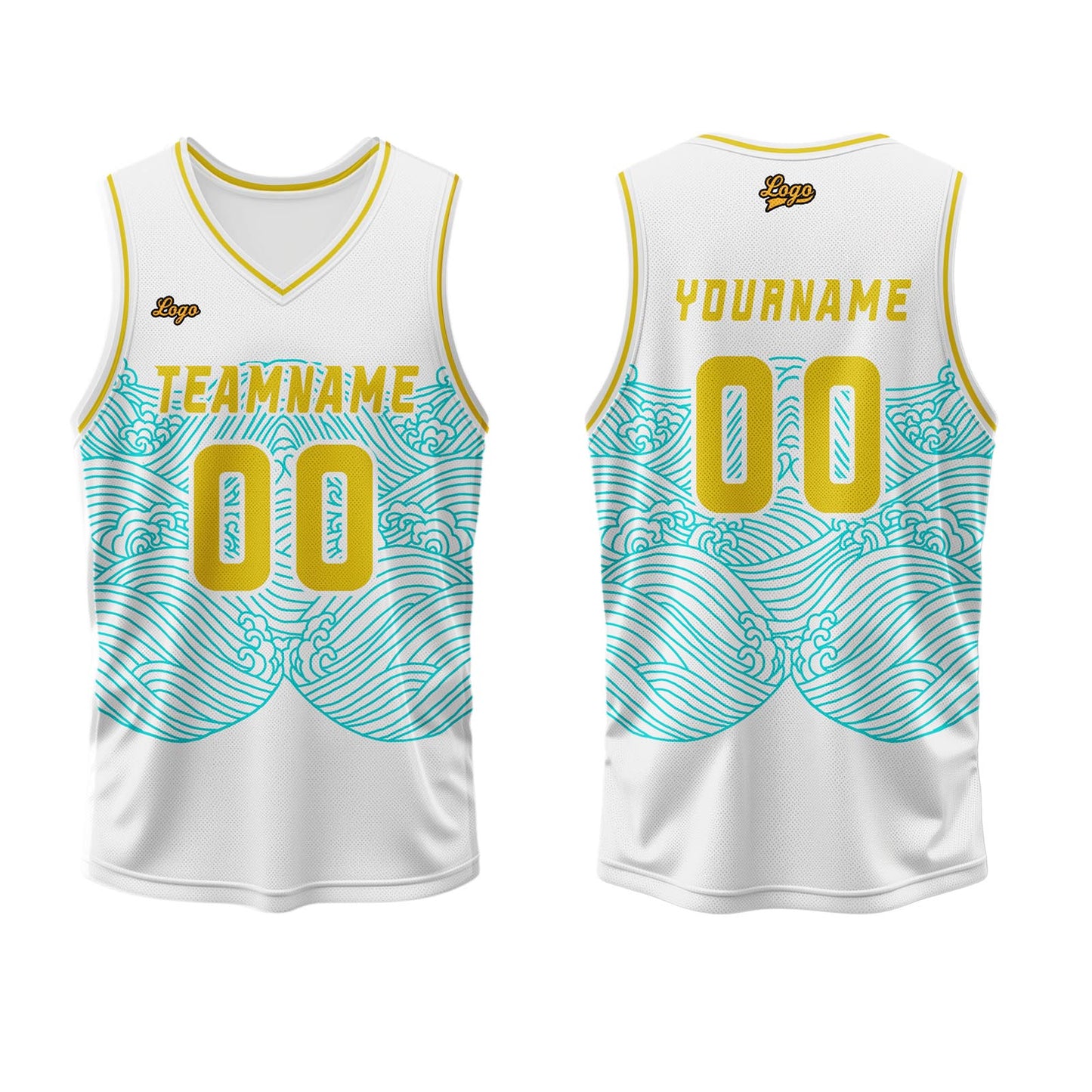 Benutzerdefinierter Blaue Zitrone Gelb Basketball Jersey Uniform Anzug gedruckt Ihr Logo Name Nummer