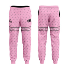 Benutzerdefiniert Rosa Tarnung Sport Jersey Satz Trainingsanzug Zur Seite fahren Kapuzenpullover Oberteile und Hose Satz Königlich