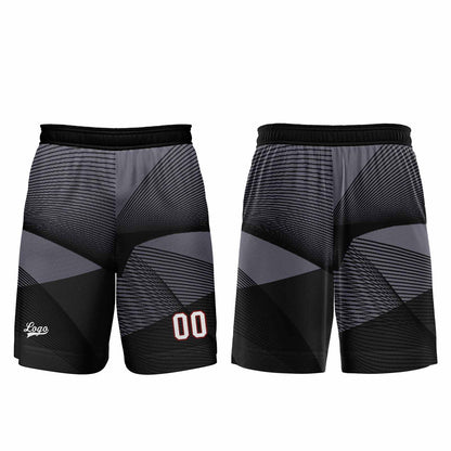 Benutzerdefinierter Schwarz Basketball Jersey Uniform Anzug gedruckt Ihr Logo Name Nummer