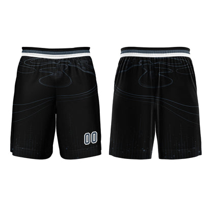 Benutzerdefinierter Azure Basketball Jersey Uniform Anzug gedruckt Ihr Logo Name Nummer