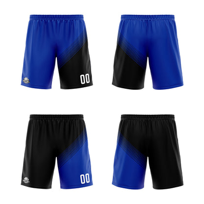 Benutzerdefinierte Blau Schwarz Reversible Basketball Jersey Personalisierte Print Name Nummer Logo