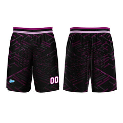 Benutzerdefinierter Schwarz Rose Rot Basketball Jersey Uniform Anzug gedruckt Ihr Logo Name Nummer