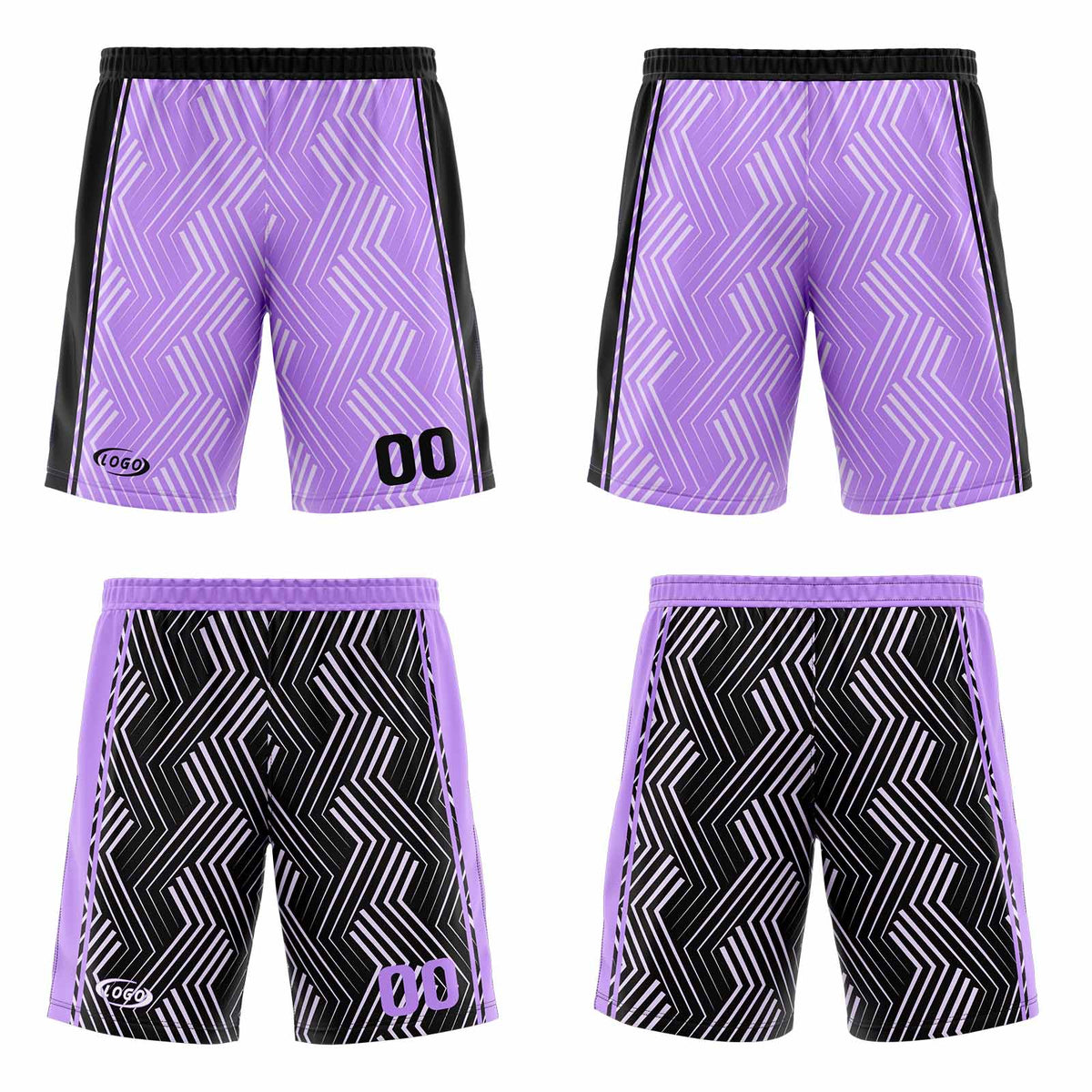 Benutzerdefinierte Lila Schwarz Reversible Basketball Jersey Personalisierte Drucken Name Nummer Logo