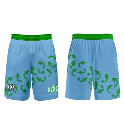 Benutzerdefinierte Himmel  Blau Trikots für Männer Frauen Personalisierte Fußball Uniformen für Erwachsene und Kind