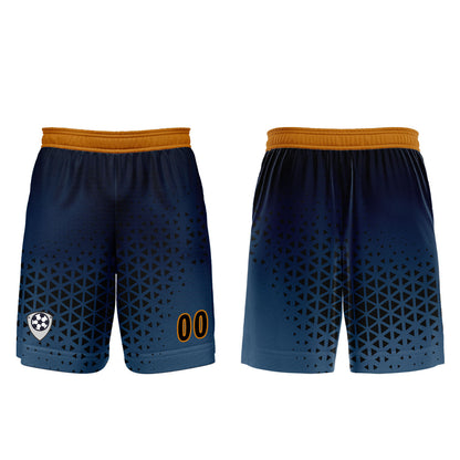 Benutzerdefinierte Blau Orange Trikots für Männer Frauen Personalisierte Fußball Uniformen für Erwachsene und Kind