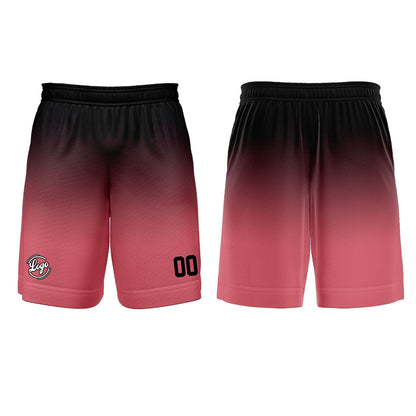 Kundenspezifisches Dunkelgrau Lichtrosa Basketball Fußball Schießen langes T-Shirt für Erwachsene und Kinder