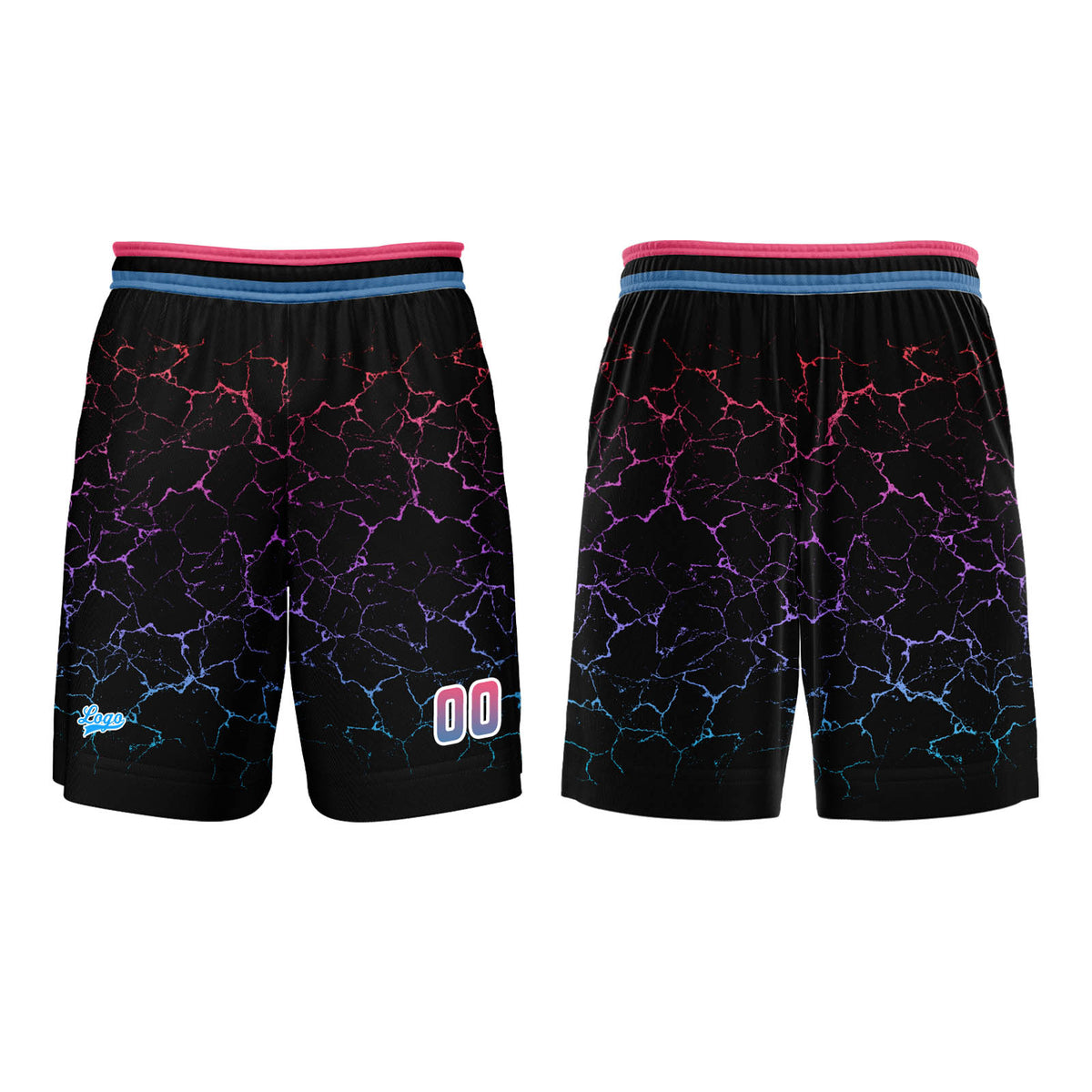 Benutzerdefinierter Rosa  Basketball Jersey Uniform Anzug gedruckt Ihr Logo Name Nummer