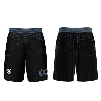 Benutzerdefinierte Schwarz Haze Blau Trikots für Männer Frauen Personalisierte Fußball Uniformen für Erwachsene und Kind