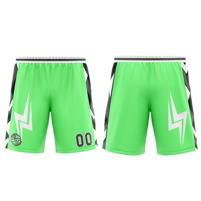 Benutzerdefinierter Grün Grau Basketball Jersey Uniform Anzug gedruckt Ihr Logo Name Nummer
