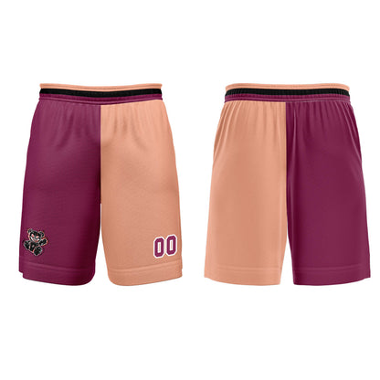 Benutzerdefinierter Rosenrot Basketball Jersey Uniform Anzug gedruckt Ihr Logo Name Nummer