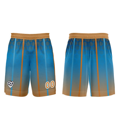 Benutzerdefinierte Blau Braun Trikots für Männer Frauen Personalisierte Fußball Uniformen für Erwachsene und Kind