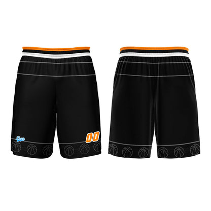 Benutzerdefinierter Weiß Orange Basketball Jersey Uniform Anzug gedruckt Ihr Logo Name Nummer
