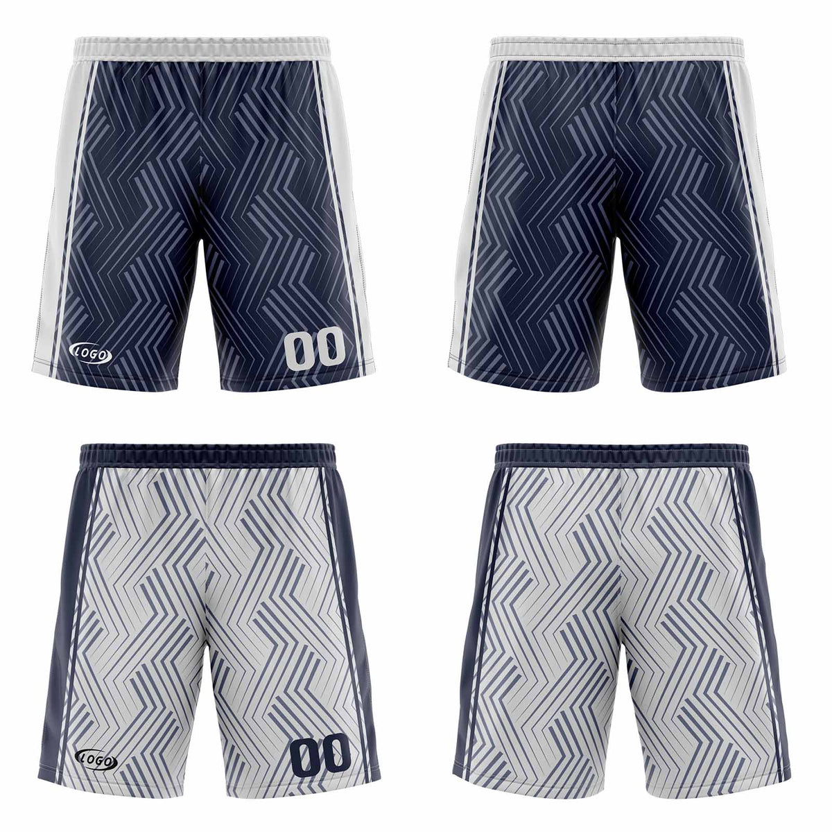 Benutzerdefinierte Marine Grau Reversible Basketball Jersey Personalisierte Drucken Name Nummer Logo