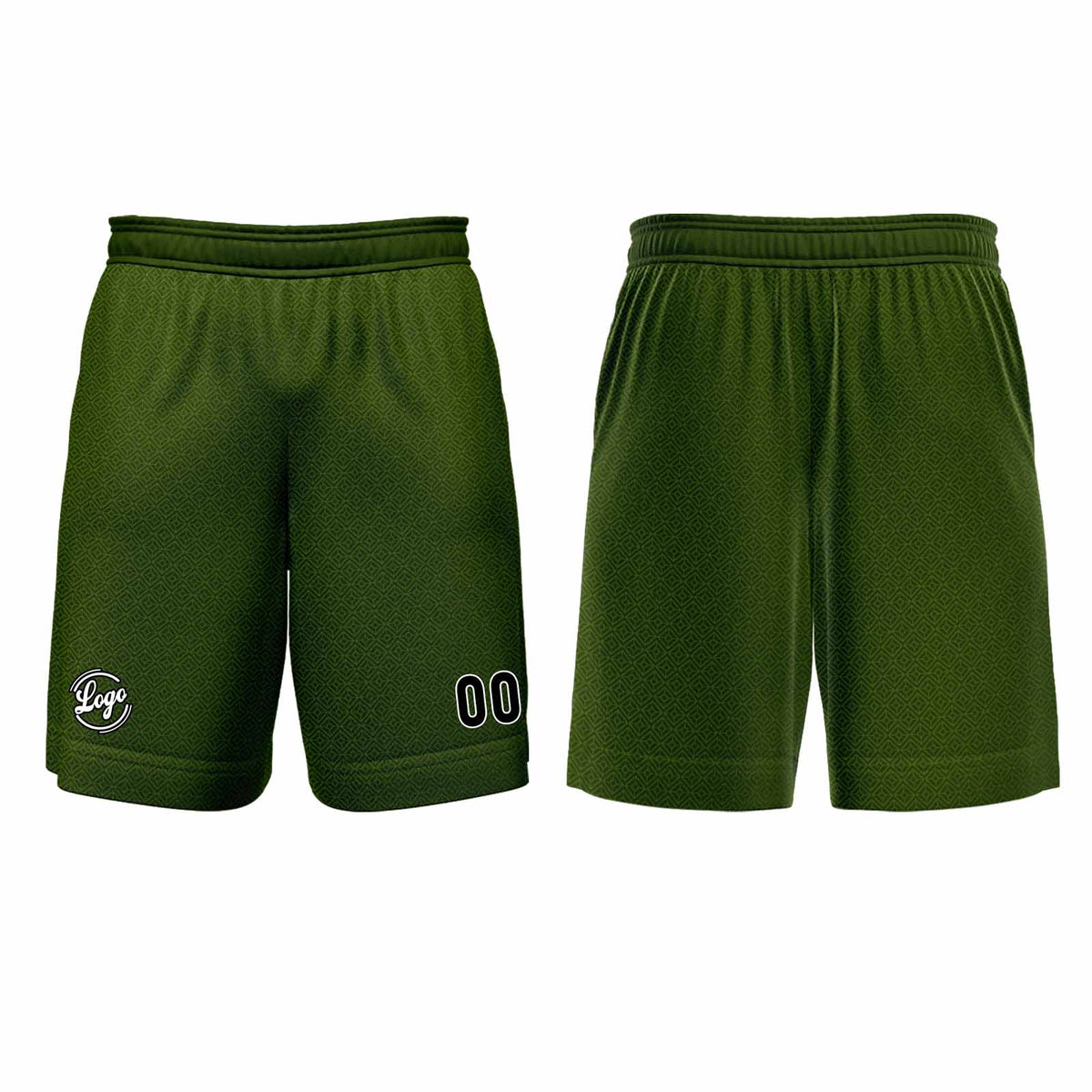 Kundenspezifisches Olivengrün Basketball Fußball Schießen langes T-Shirt für Erwachsene und Kinder