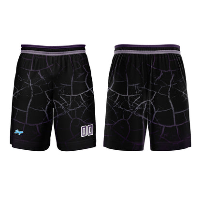 Benutzerdefinierter Grau Violett Basketball Jersey Uniform Anzug gedruckt Ihr Logo Name Nummer