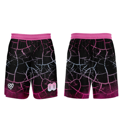 Benutzerdefinierte Schwarz Rosa Trikots für Männer Frauen Personalisierte Fußball Uniformen für Erwachsene und Kind
