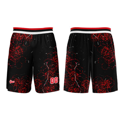 Benutzerdefinierter Rot Basketball Jersey Uniform Anzug gedruckt Ihr Logo Name Nummer