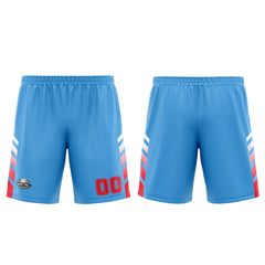 Benutzerdefinierter Blau Rot Basketball Jersey Uniform Anzug gedruckt Ihr Logo Name Nummer