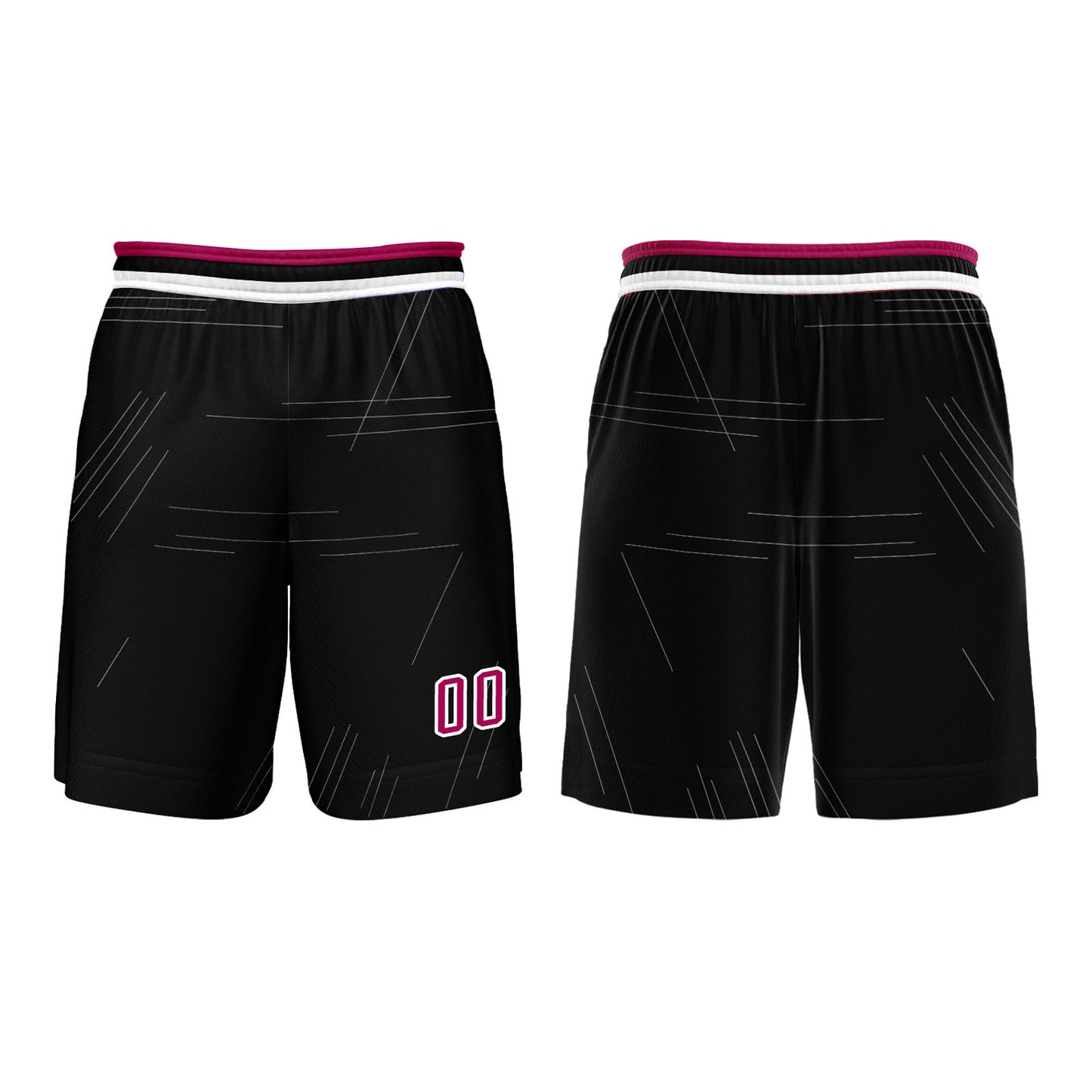 Benutzerdefinierter Rose Rot Basketball Jersey Uniform Anzug gedruckt Ihr Logo Name Nummer