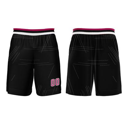 Benutzerdefinierter Rose Rot Basketball Jersey Uniform Anzug gedruckt Ihr Logo Name Nummer