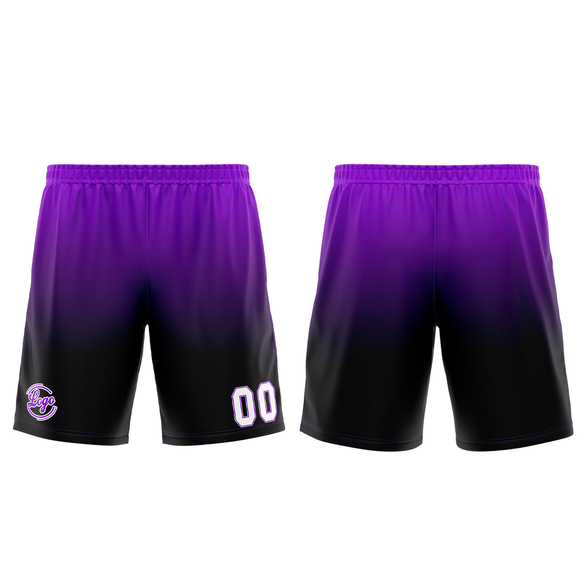 Benutzerdefinierter Schwarz Lila Basketball Jersey Uniform Anzug gedruckt Ihr Logo Name Nummer