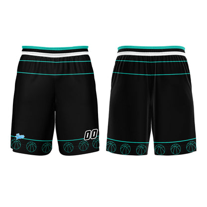 Benutzerdefinierter Weiß Tiffany Blau Basketball Jersey Uniform Anzug gedruckt Ihr Logo Name Nummer