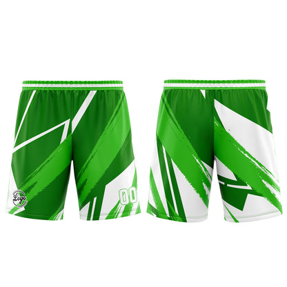 Benutzerdefinierter Grün Weiß Basketball Jersey Uniform Anzug gedruckt Ihr Logo Name Nummer