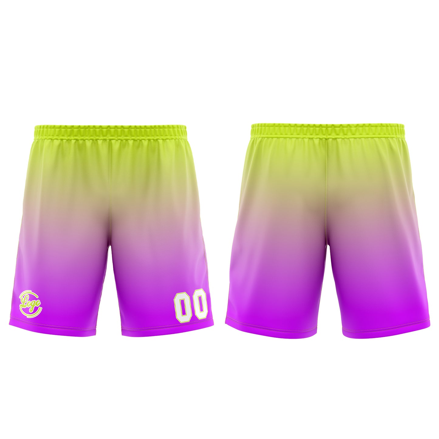 Benutzerdefinierter Licht Lila Grün Basketball Jersey Uniform Anzug gedruckt Ihr Logo Name Nummer