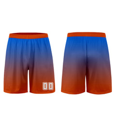 Benutzerdefinierte Blau Orange Trikots für Männer Frauen Personalisierte Fußball Uniformen für Erwachsene und Kind