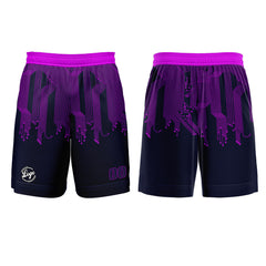 Kundenspezifisches Lila Basketball Fußball Schießen langes T-Shirt für Erwachsene und Kinder