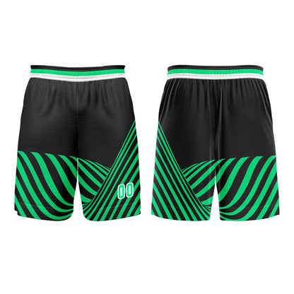 Benutzerdefinierter Grün Basketball Jersey Uniform Anzug gedruckt Ihr Logo Name Nummer