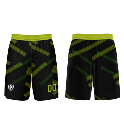 Benutzerdefinierte Schwarz Gelb Grün Fußball Trikots für Männer Frauen Personalisierte Fußball Uniformen für Erwachsene und Kind