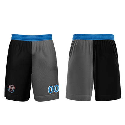 Benutzerdefinierte Schwarz Blau Fußball Trikots für Männer Frauen Personalisierte Fußball Uniformen für Erwachsene und Kind