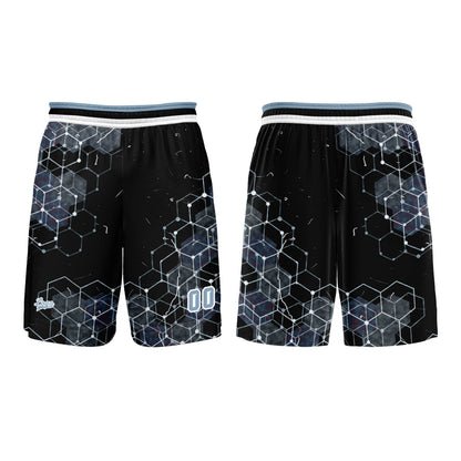 Benutzerdefinierter Grau Blau Basketball Jersey Uniform Anzug gedruckt Ihr Logo Name Nummer