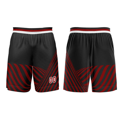 Benutzerdefinierter Rot Basketball Jersey Uniform Anzug gedruckt Ihr Logo Name Nummer