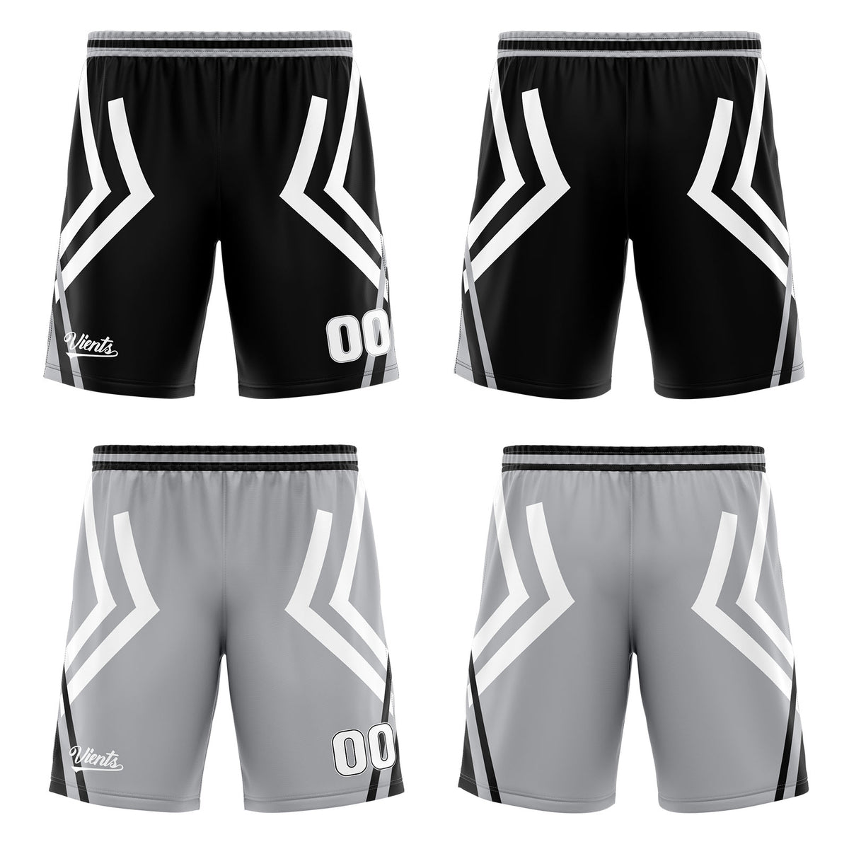 Benutzerdefinierte Schwarz Grau Reversible Basketball Jersey Personalisierte Drucken Name Nummer Logo