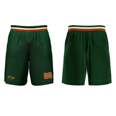 Benutzerdefinierter Grün Hellbraun Rot Gelb Basketball Jersey Uniform Anzug gedruckt Ihr Logo Name Nummer