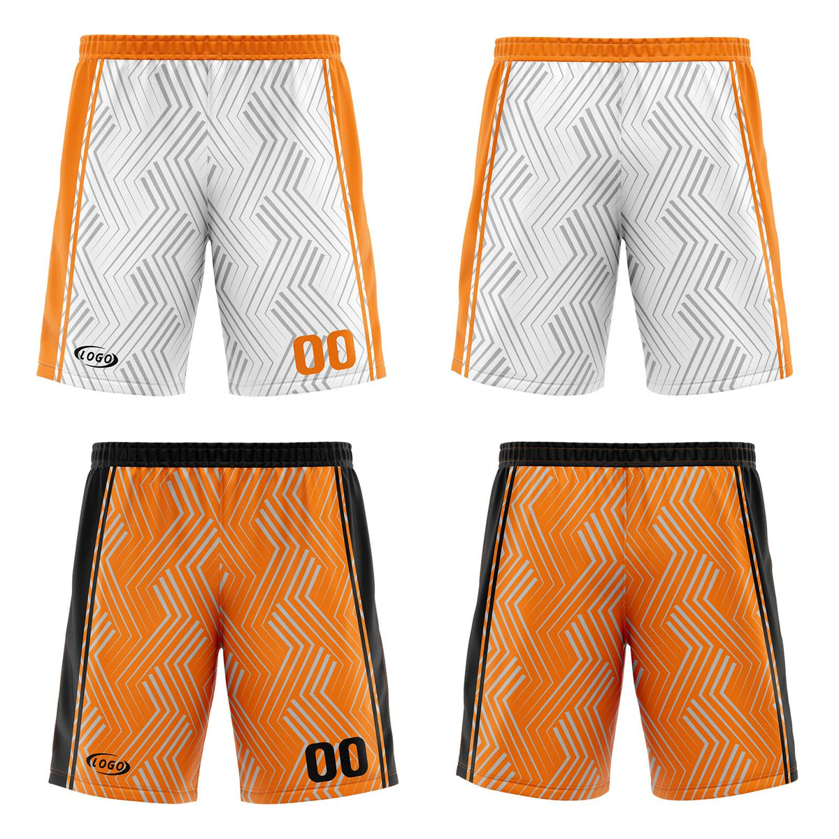 Benutzerdefinierte Weiß Orange Reversible Basketball Jersey Personalisierte Drucken Name Nummer Logo