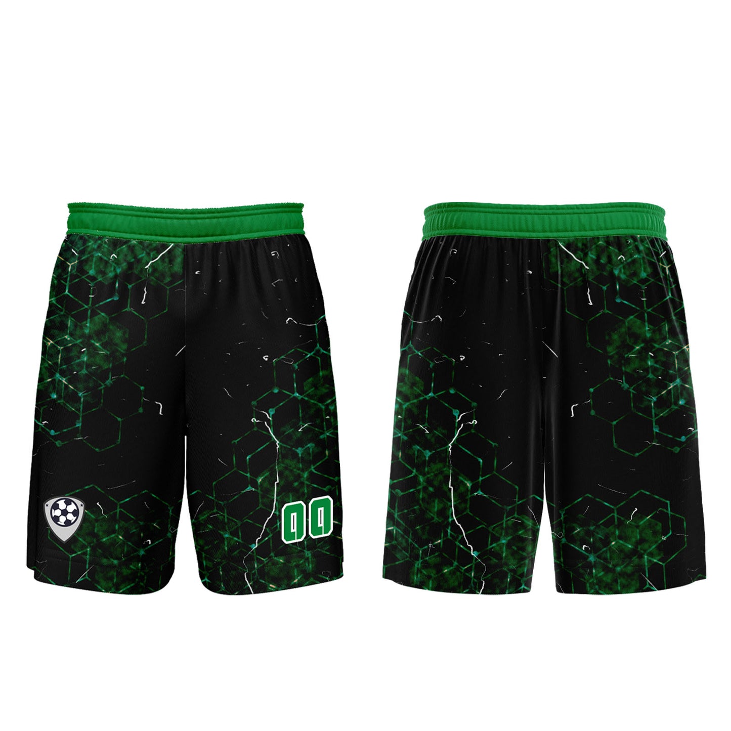 Benutzerdefinierte Grün Trikots für Männer Frauen Personalisierte Fußball Uniformen für Erwachsene und Kind