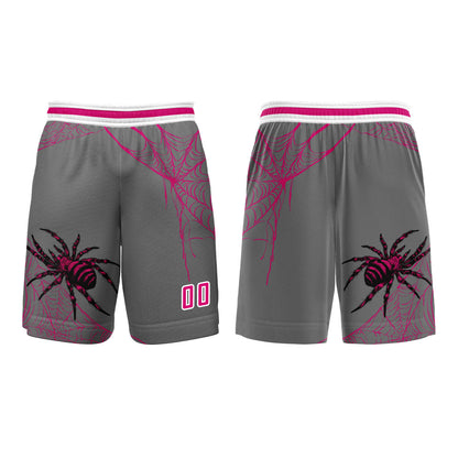 Benutzerdefinierter Asche Pulver Basketball Jersey Uniform Anzug gedruckt Ihr Logo Name Nummer