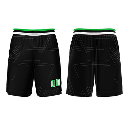 Benutzerdefinierter Grün Basketball Jersey Uniform Anzug gedruckt Ihr Logo Name Nummer