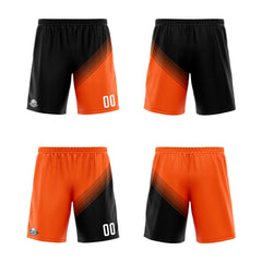 Benutzerdefinierte Schwarz Orange Reversible Basketball Jersey Personalisierte Print Name Nummer Logo