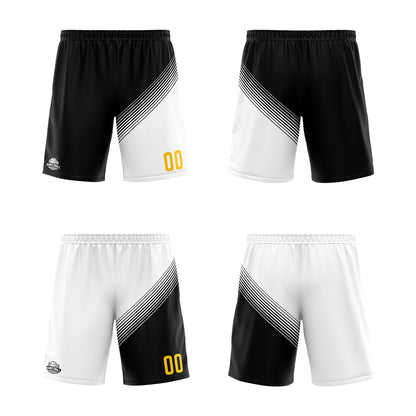 Benutzerdefinierte Schwarz Weiß Reversible Basketball Jersey Personalisierte Print Name Nummer Logo