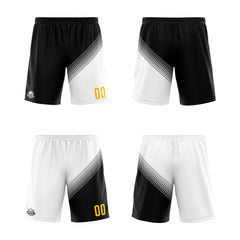 Benutzerdefinierte Schwarz Weiß Reversible Basketball Jersey Personalisierte Print Name Nummer Logo